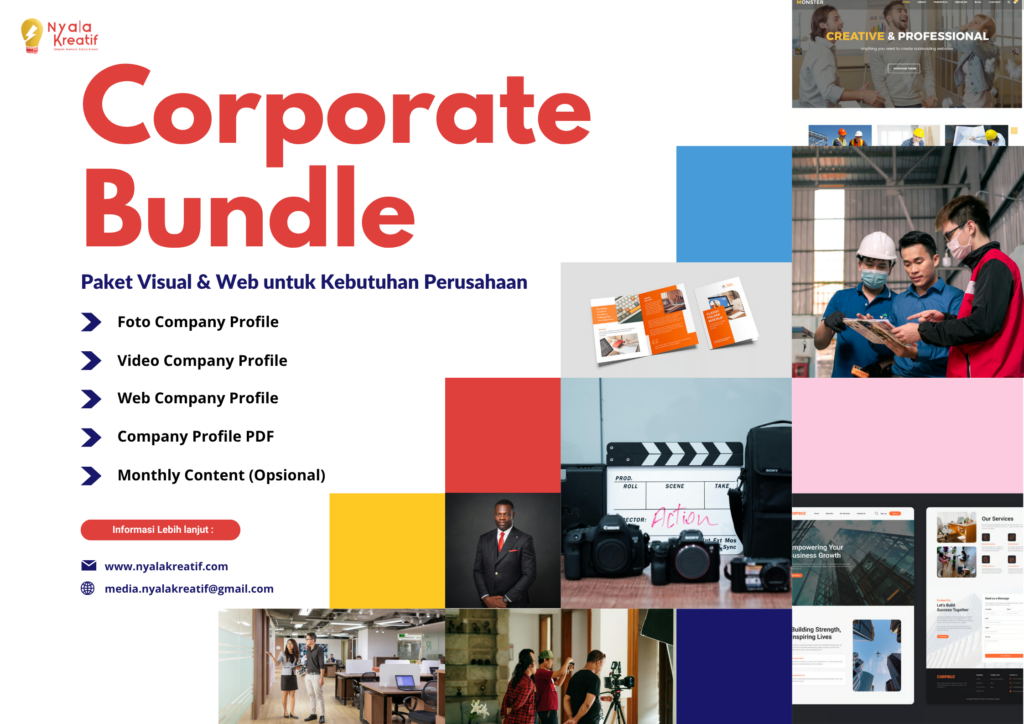 Corporate Bundle — Paket Visual & Web untuk Kebutuhan Perusahaan
