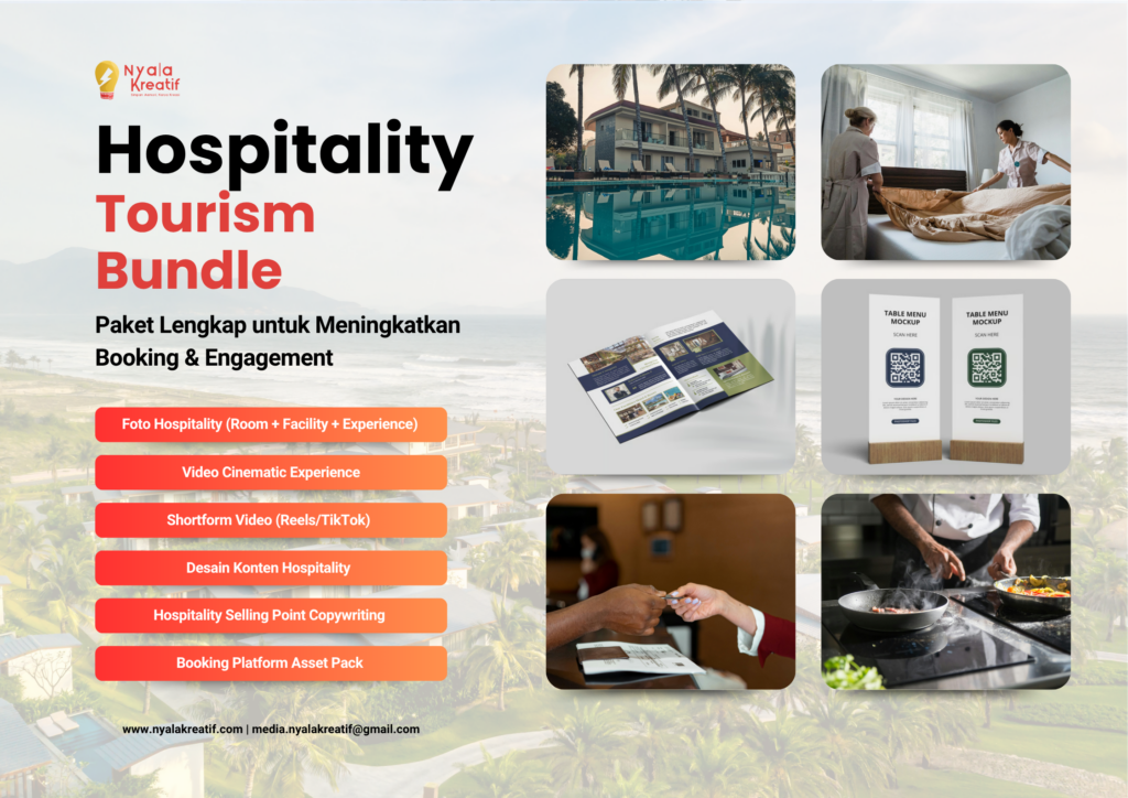 Hospitality & Tourism Bundle — Paket Lengkap untuk Meningkatkan Booking & Engagement