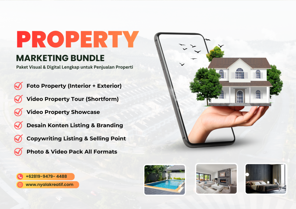 Property Marketing Bundle — Paket Visual & Digital Lengkap untuk Penjualan Properti
