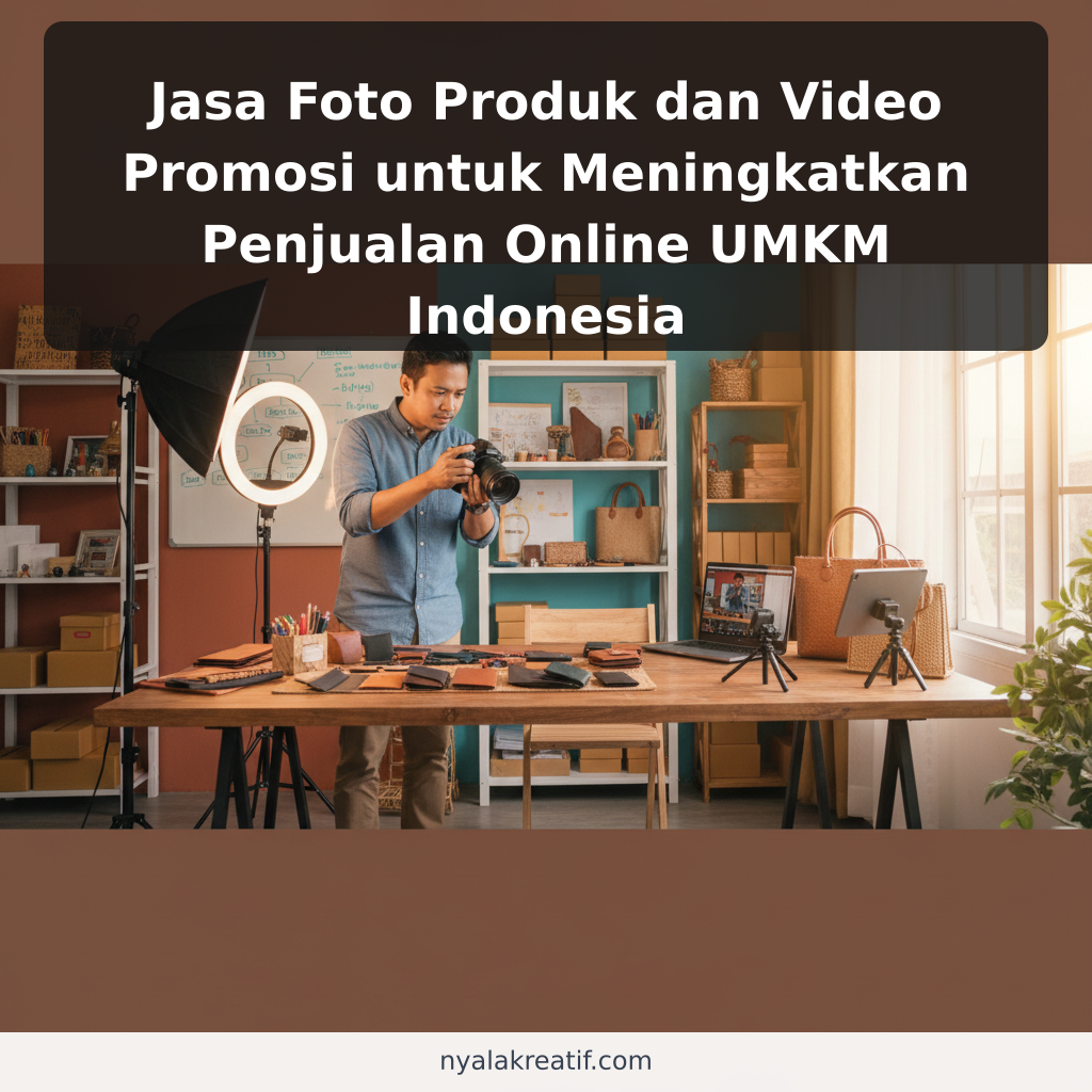 Jasa Foto Produk dan Video Promosi untuk Meningkatkan Penjualan Online UMKM Indonesia