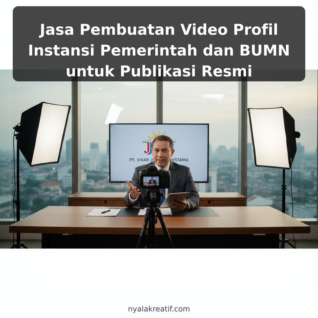 Jasa Pembuatan Video Profil Instansi Pemerintah dan BUMN untuk Publikasi Resmi