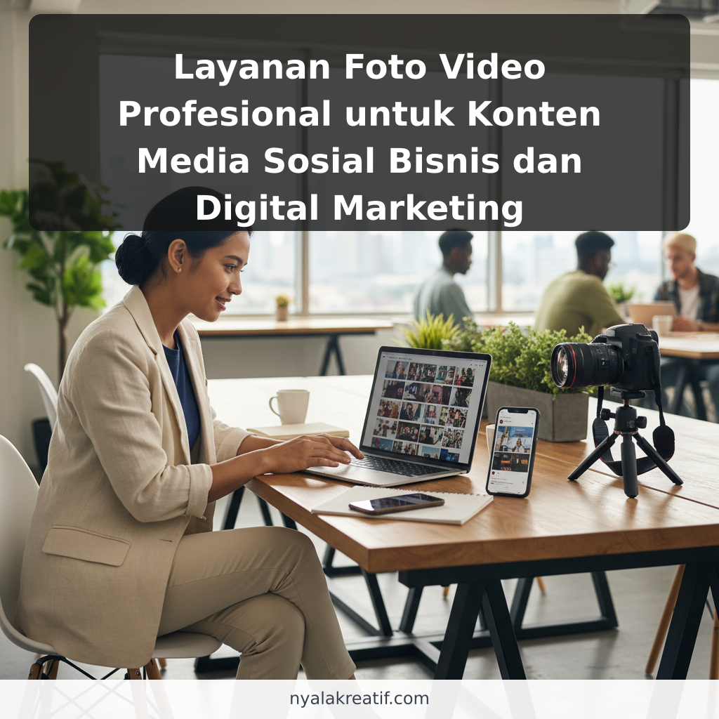 Layanan Foto Video Profesional untuk Konten Media Sosial Bisnis dan Digital Marketing