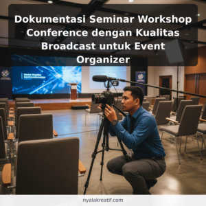 Dokumentasi Seminar Workshop Conference dengan Kualitas Broadcast untuk Event Organizer